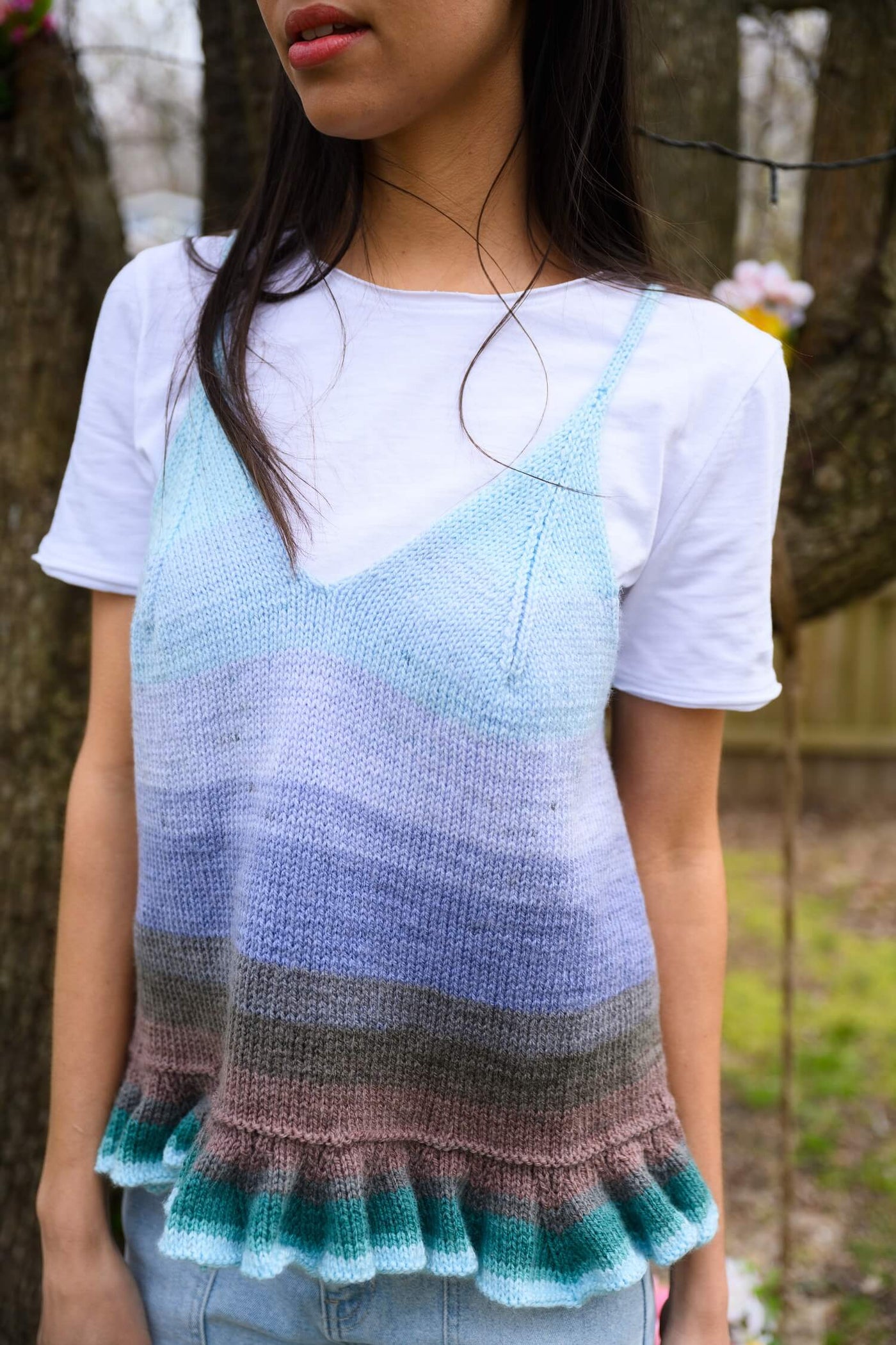 Peplum Top (Knit) – Lion Brand Yarn