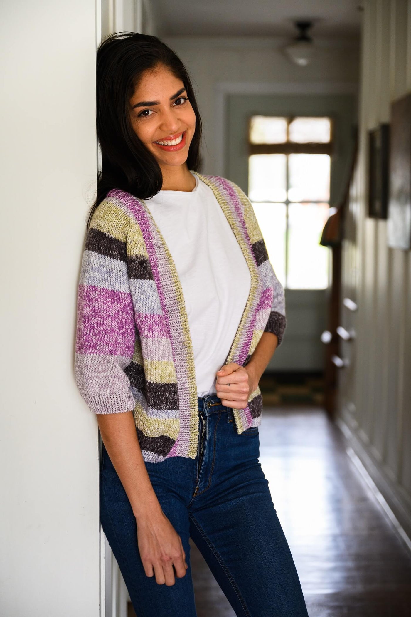 Top Down Raglan Cardigan (Knit) – Lion Brand Yarn