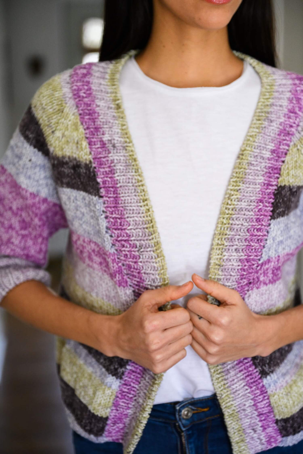 Top Down Raglan Cardigan (Knit) – Lion Brand Yarn