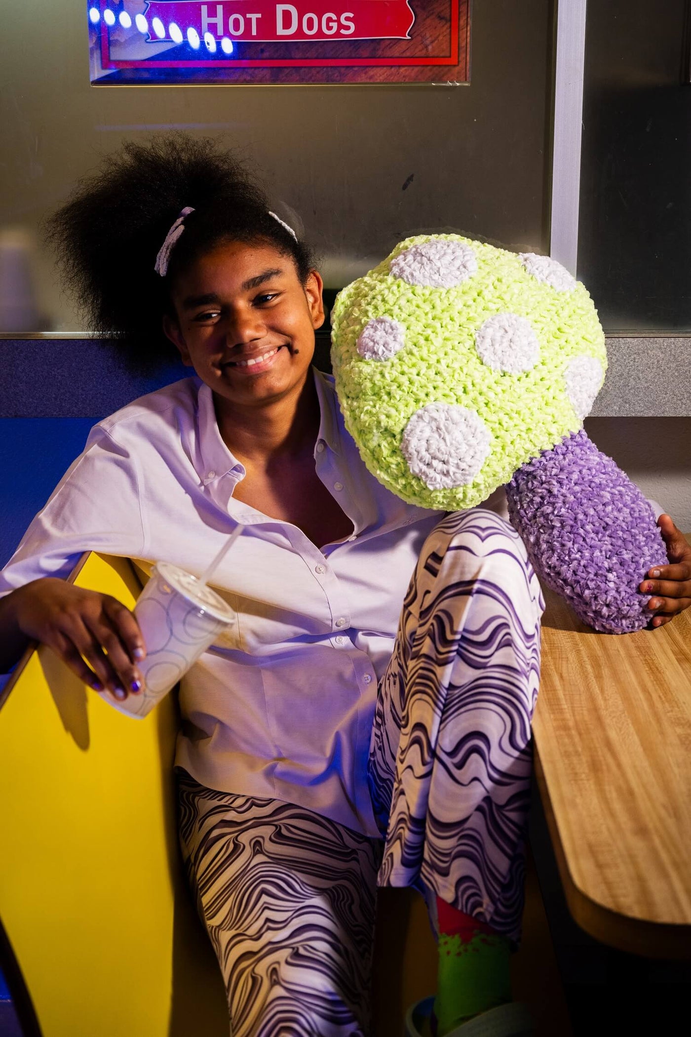 Mushroom Pillow (Crochet) – Lion Brand Yarn