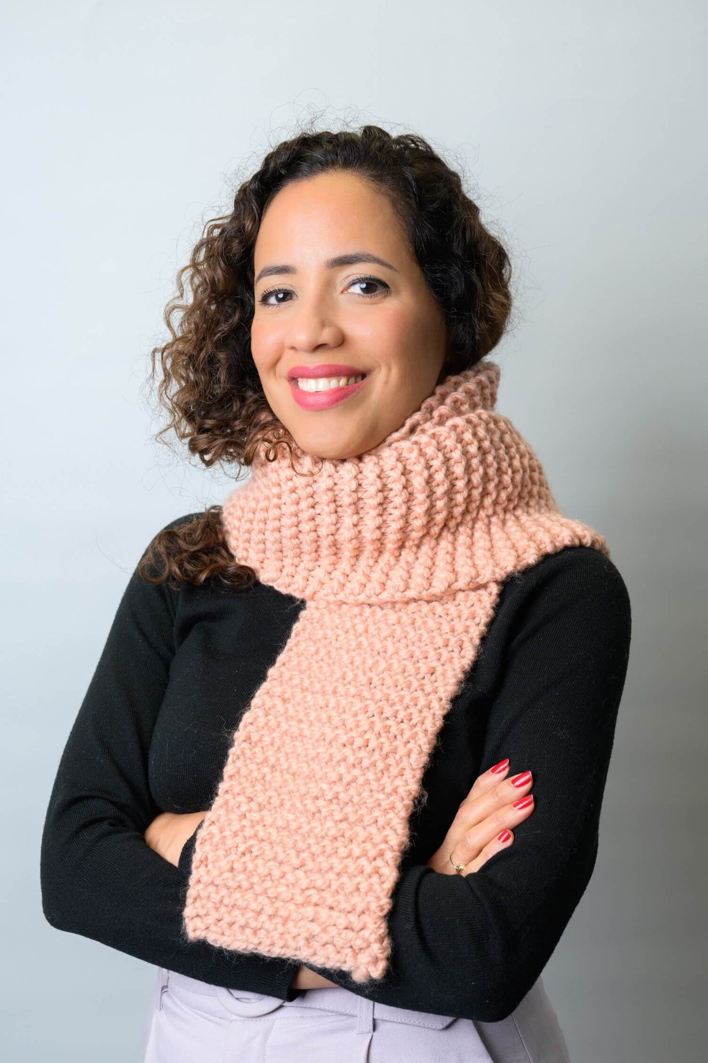 InstaKnit™ Thick Scarf (Knit) – Lion Brand Yarn