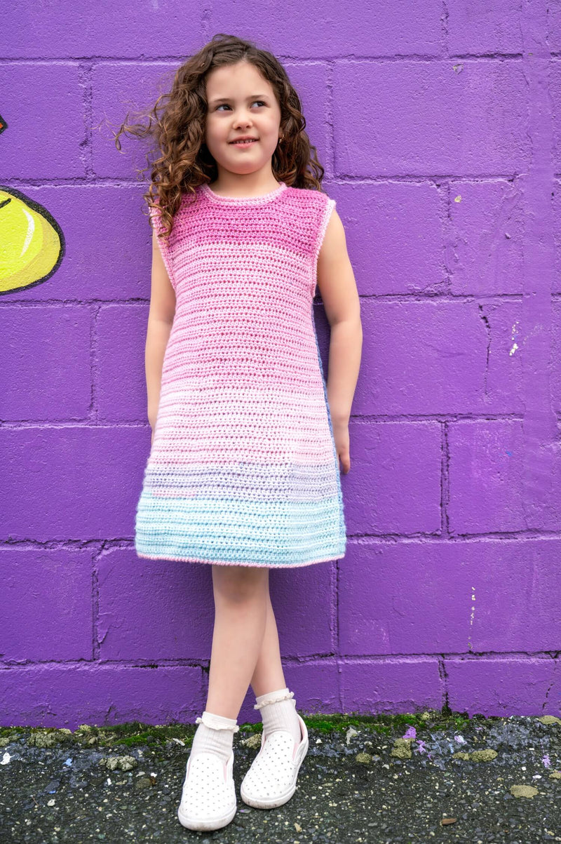 Demure Day Dress (Crochet) – Lion Brand Yarn