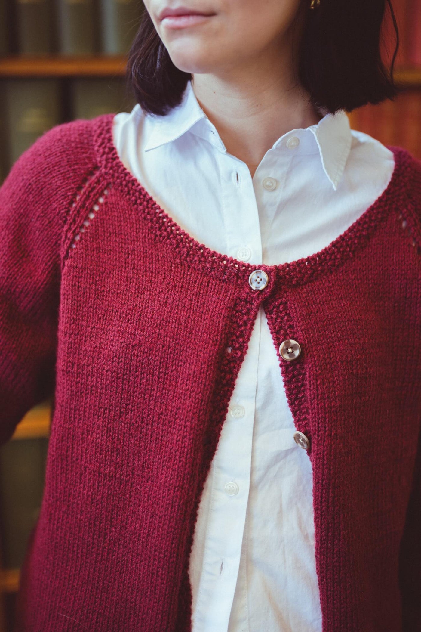 Somerset Raglan Cardigan (Knit) – Lion Brand Yarn
