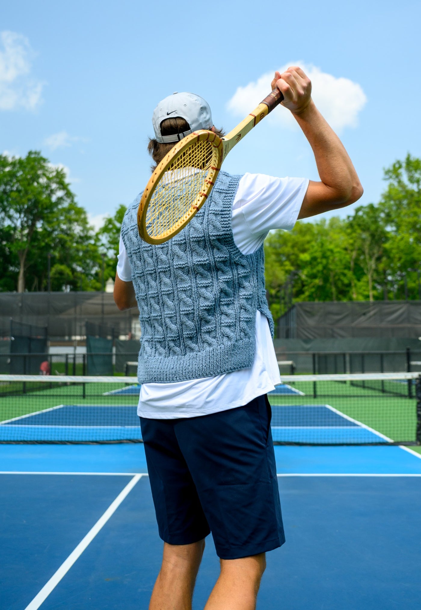 Modern Cabled Vest (Knit) – Lion Brand Yarn