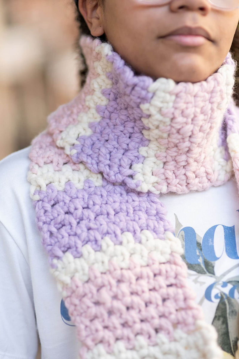 No Notes Scarf (Crochet) – Lion Brand Yarn
