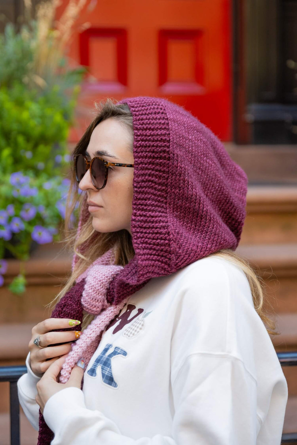 ShopEvelynne Knit Hooded Scarf il_fullxfull.7490608962_i6t5.jpg main image 3