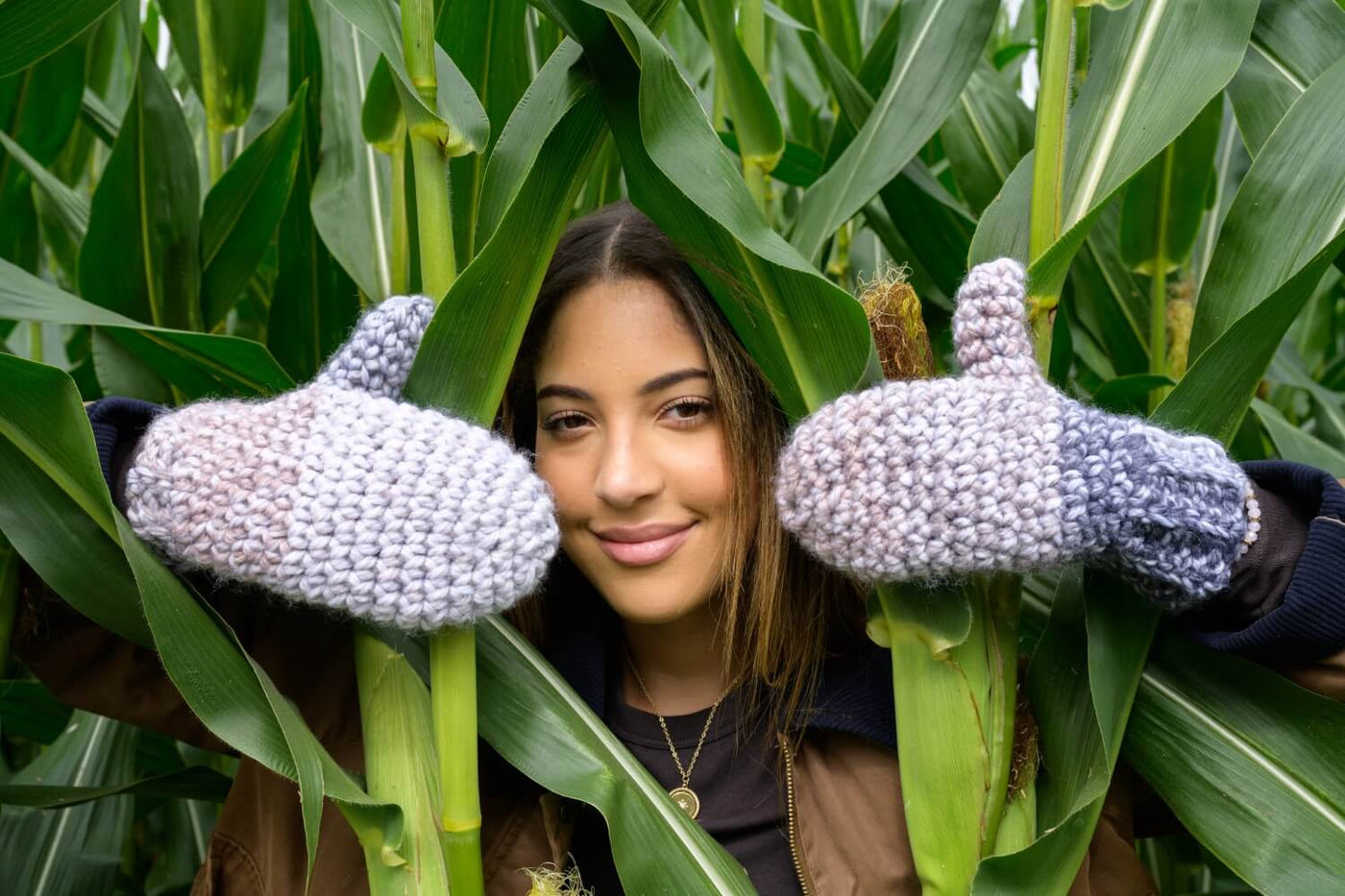 Ludlow Mittens (Crochet) – Lion Brand Yarn