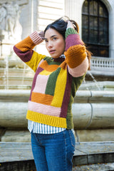 Log Cabin Pullover (Crochet) thumbnail