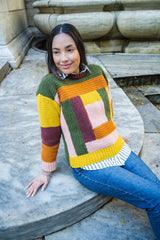 Log Cabin Pullover (Crochet) thumbnail