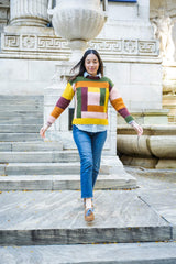 Log Cabin Pullover (Crochet) thumbnail