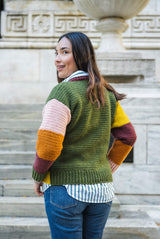 Log Cabin Pullover (Crochet) thumbnail