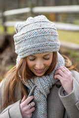 Knit hat and scarf thumbnail