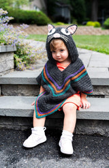 Crochet Kit - Mini Mammal Hooded Poncho thumbnail