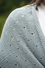 Eyelet shawl closeup thumbnail