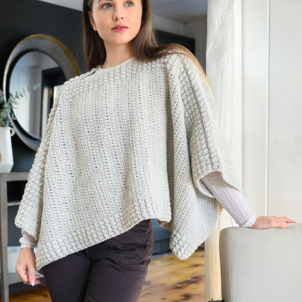 Crochet Kit - Milton Poncho – Lion Brand Yarn