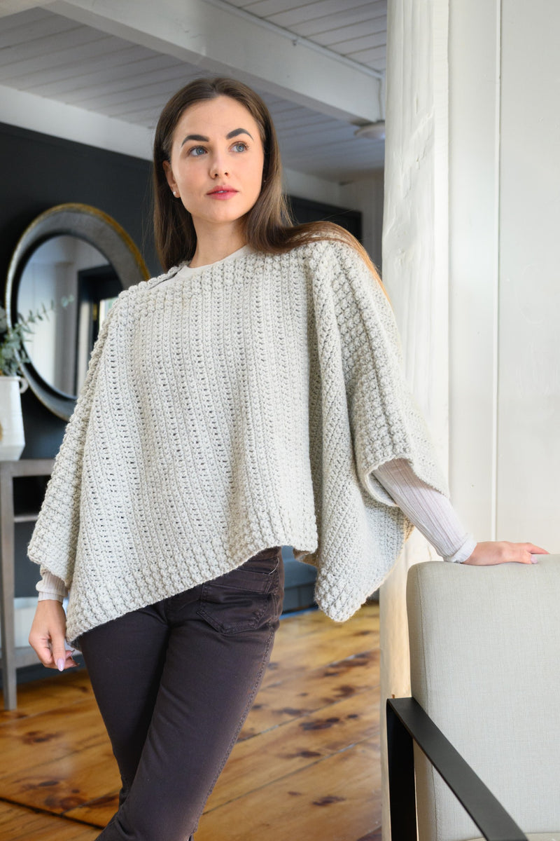 Crochet Kit - Milton Poncho – Lion Brand Yarn