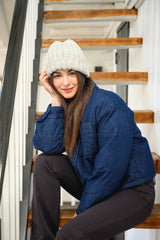 Knit hat in Wool-Ease yarn thumbnail