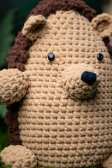Cute hedgehog amigurumi toy thumbnail