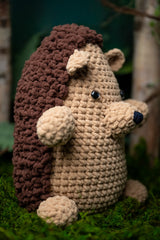 Cute hedgehog amigurumi toy thumbnail