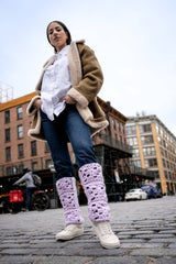 model wearing legwarmers thumbnail