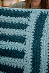 closeup of striped blanket thumbnail