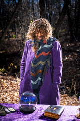 crochet scarf with fringe thumbnail