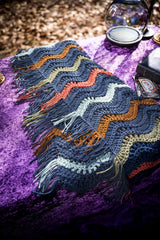 crochet scarf with fringe thumbnail
