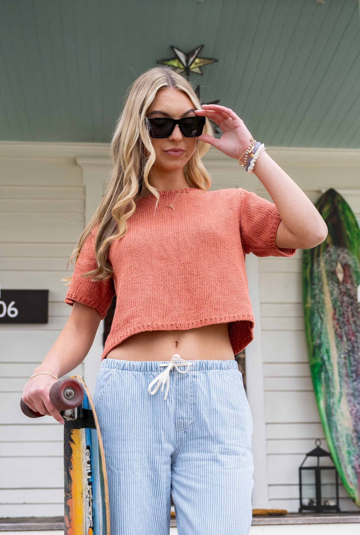 Knit Kit - Katherine Short Sleeved Tee – Lion Brand Yarn