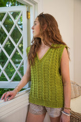 Crochet Kit - Cabled Vest thumbnail