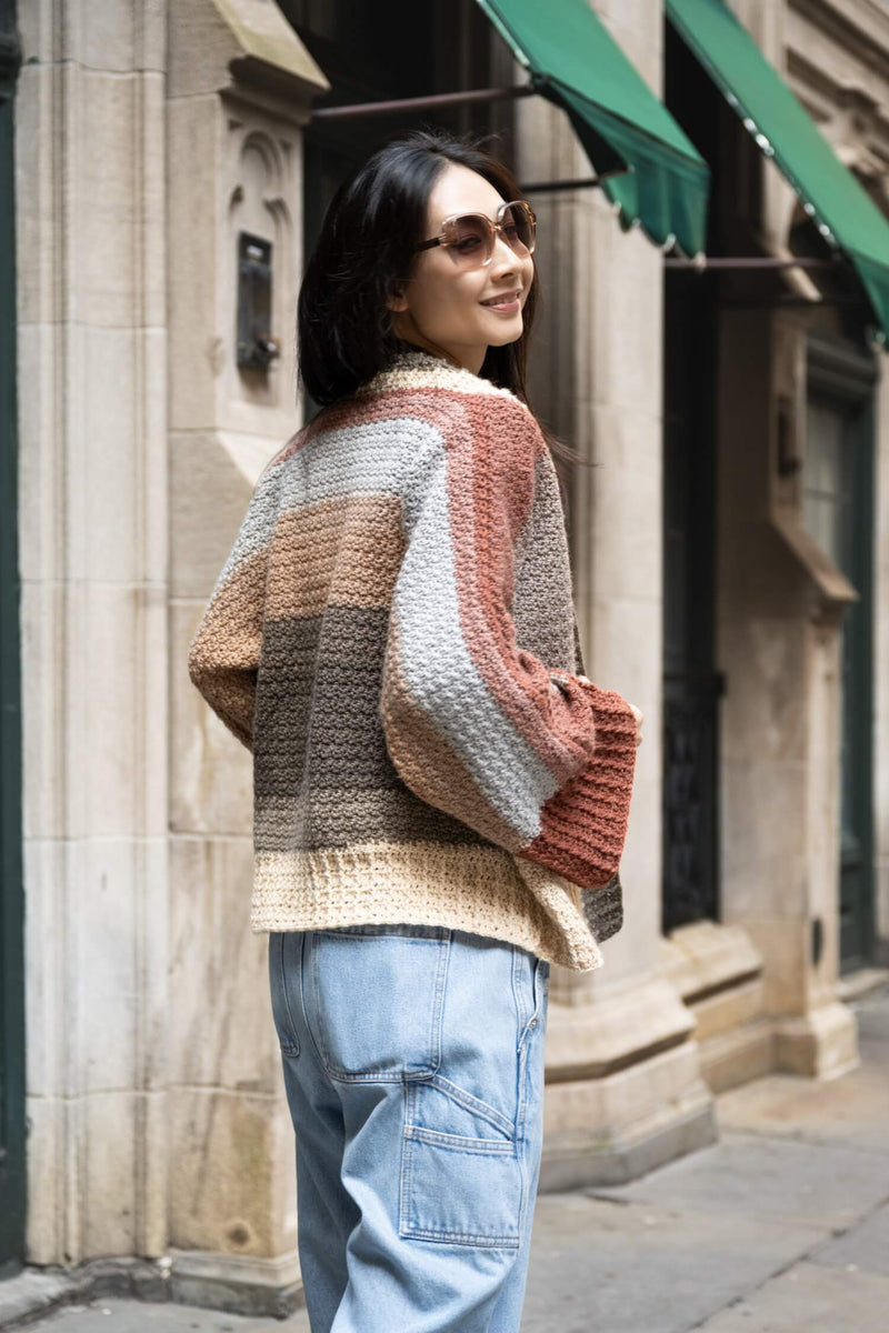 Crochet Kit - Morning Chill Cardigan – Lion Brand Yarn