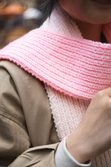 close up of pink gradient scarf thumbnail