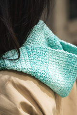 closeup of crochet scarf thumbnail
