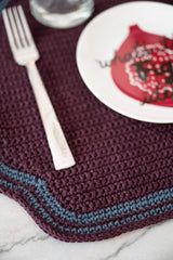closeup of table setting showing crochet stitch thumbnail
