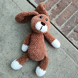 Brown Crochet Dogee On The Floor thumbnail