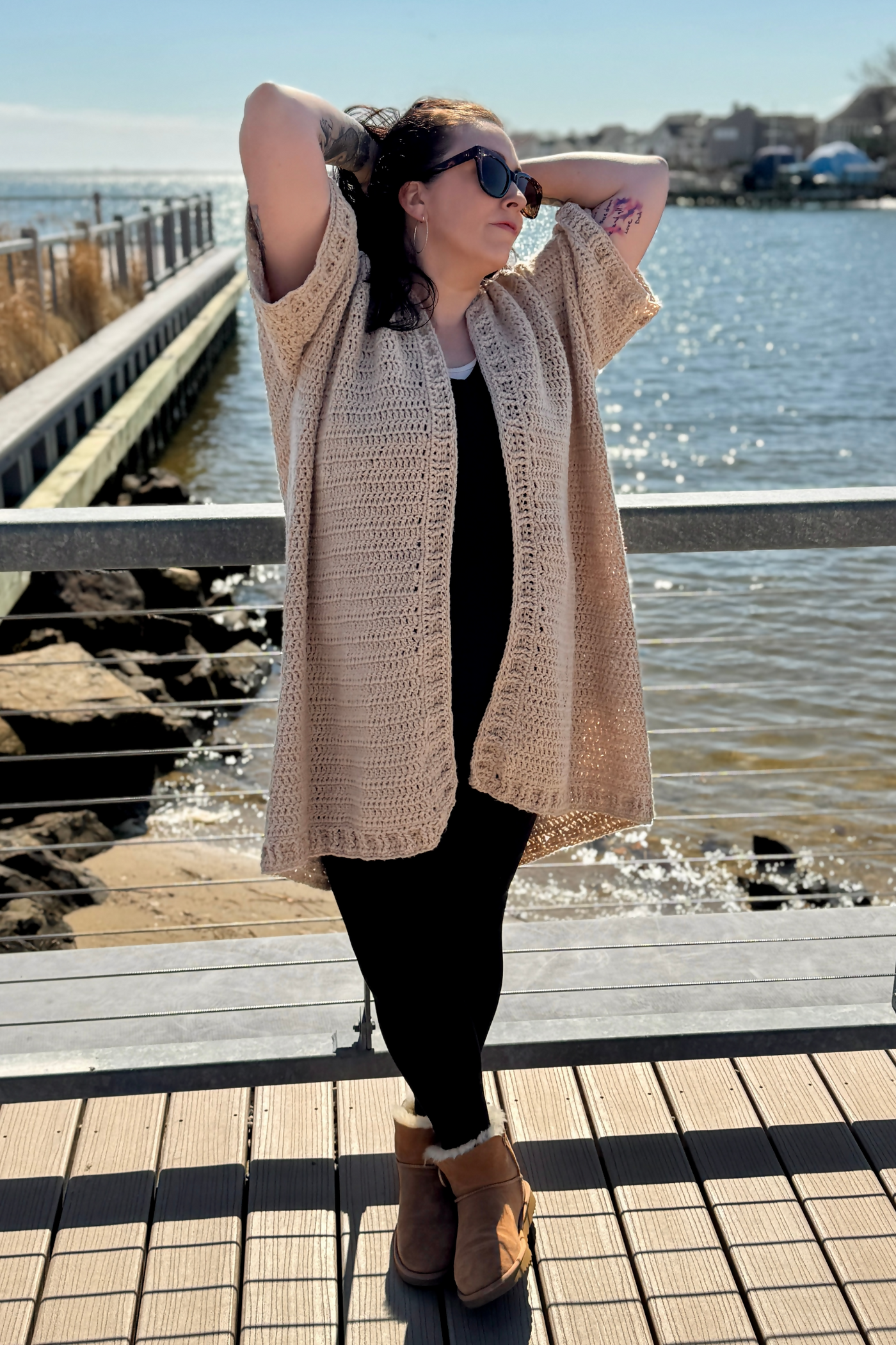 The Biltmore Blanket Cardigan (Crochet) – Lion Brand Yarn