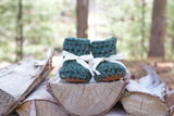 Crochet Boots On A Wood thumbnail