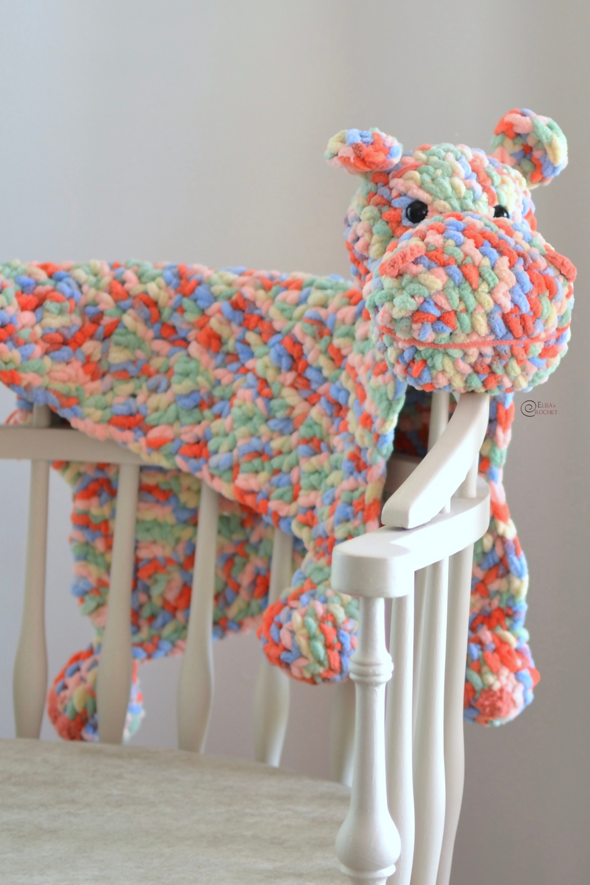 Hippo Safety Blanket (Crochet) – Lion Brand Yarn