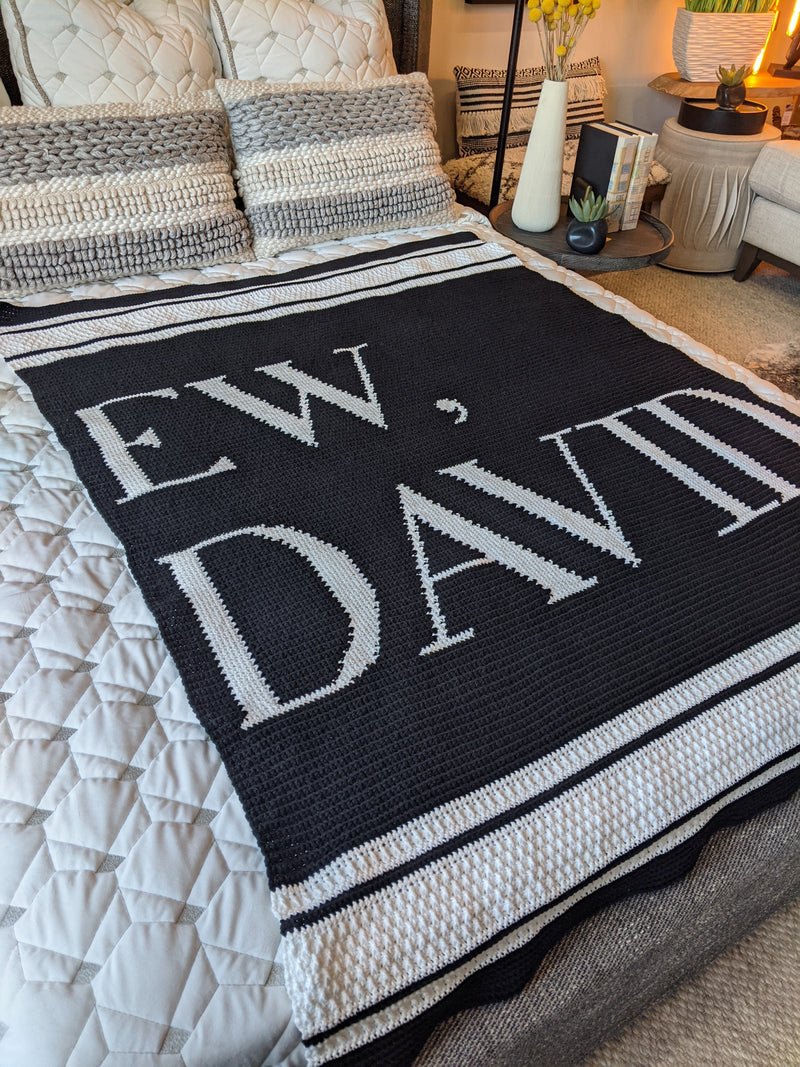 Ew, David Crochet Blanket