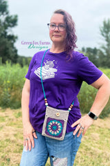 Crochet Pouch Worn By A Woman thumbnail