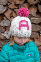 Knitted Hat Worn By A Girl thumbnail