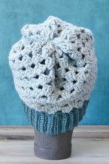 Julietta Bottom-Up Granny Stitch Slouch by Underground Crafter for Lion Brand 2 thumbnail