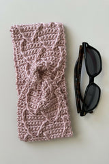 Crochet Headband Beside A Sunglass thumbnail