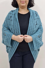woman wearing dragonfly sweater  thumbnail