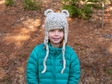Knitted Hat Worn By A Girl thumbnail