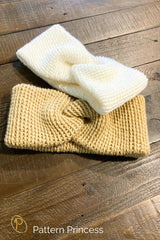 Two stylish thick twisted headbands displayed thumbnail