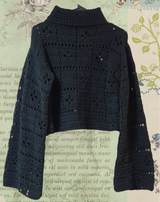 Crochet Sweater With Green Wallpaper  thumbnail