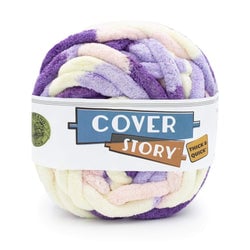  Lion Brand Yarn Cover Story Thick & Quick, Blanket