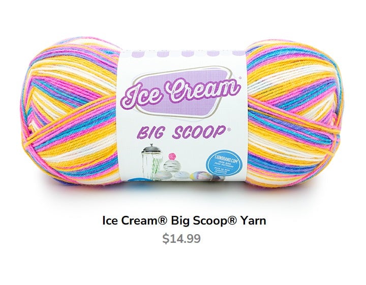 Sweet Stitches In Ice Cream® Yarns – Lion Brand Yarn