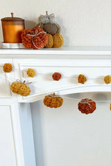 LBY095 Crochet Pumpkin Garland - 1 thumbnail