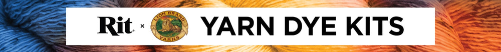 Rit® x Lion Brand® Yarn Dye Kits